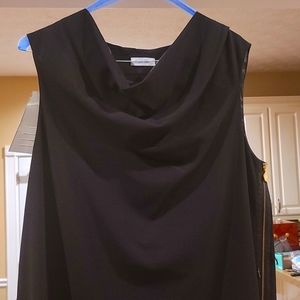 Calvin Klein Black A-Line Dress